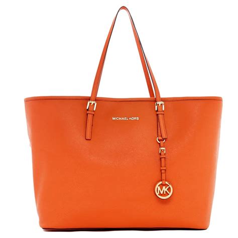 orange michael kors bag|burnt orange Michael Kors purse.